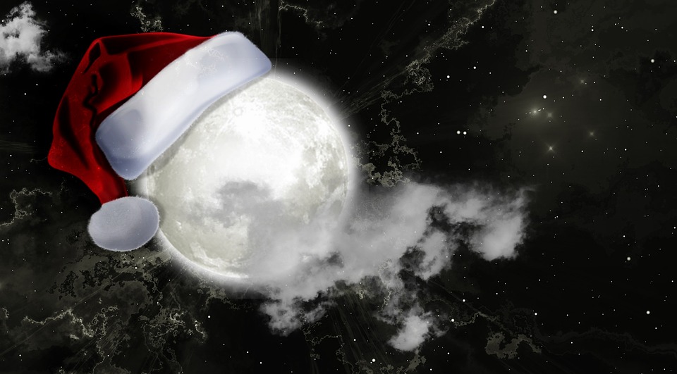 Santa Claus in Moon